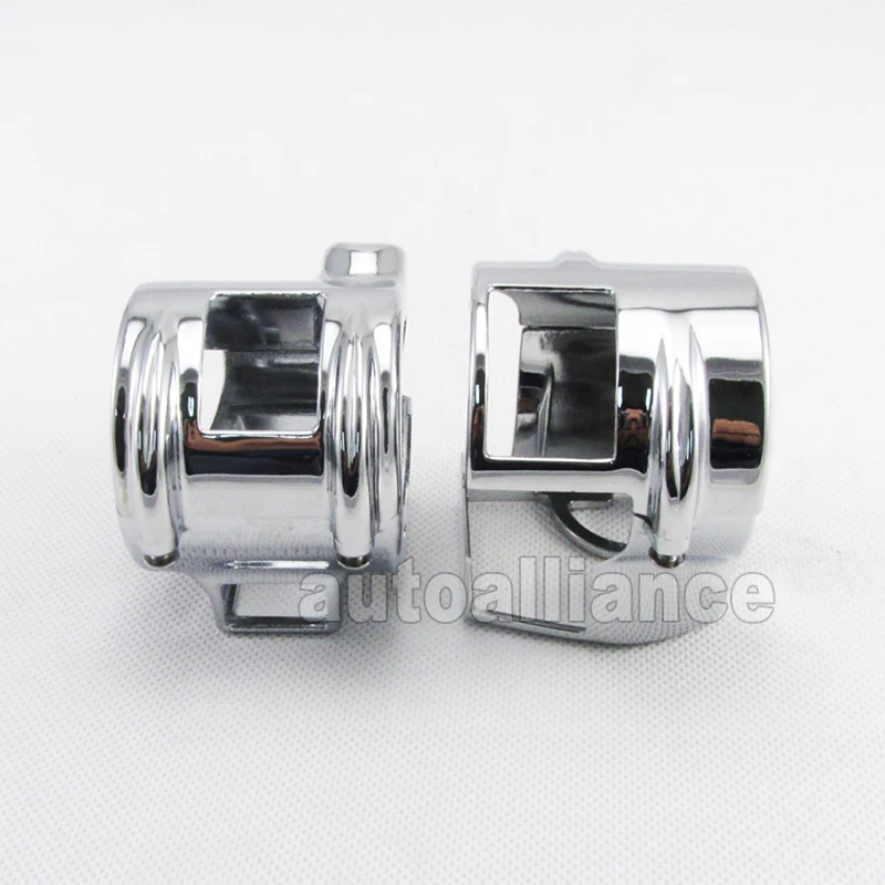 

Chrome Switch Housing Cover For Honda VTX1300 03-09 VT1300 10-13 Shadow VT600 VT750 Without Choke on Left Handlebar