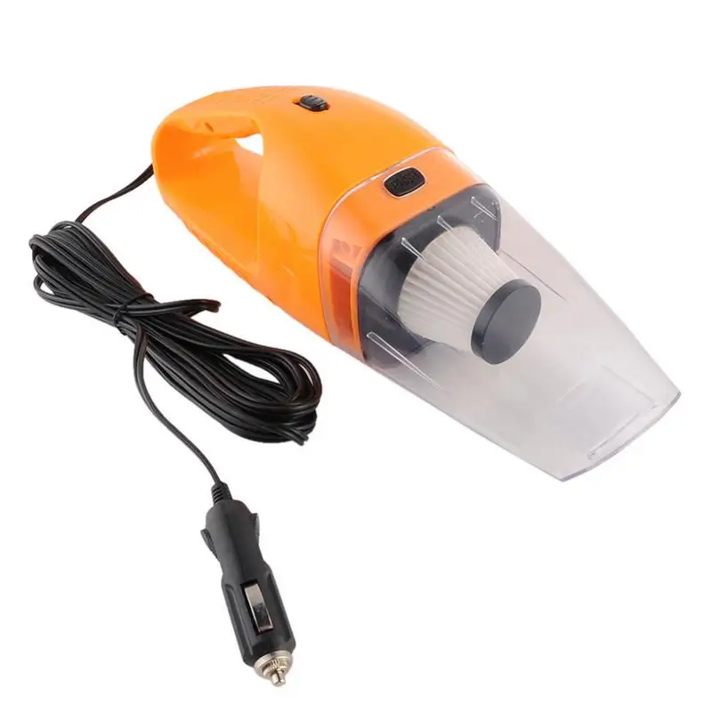 

120W Portable Car Vacuum Cleaner Wet And Dry Dual Use Auto Cigarette Lighter Hepa Filter 12V
