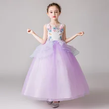 Детское платье принцессы с единорогом для подростков, выпускные платья для девочек, детские нарядные костюмы на день рождения, свадьбу, вечеринку, платье для девочек-подростков