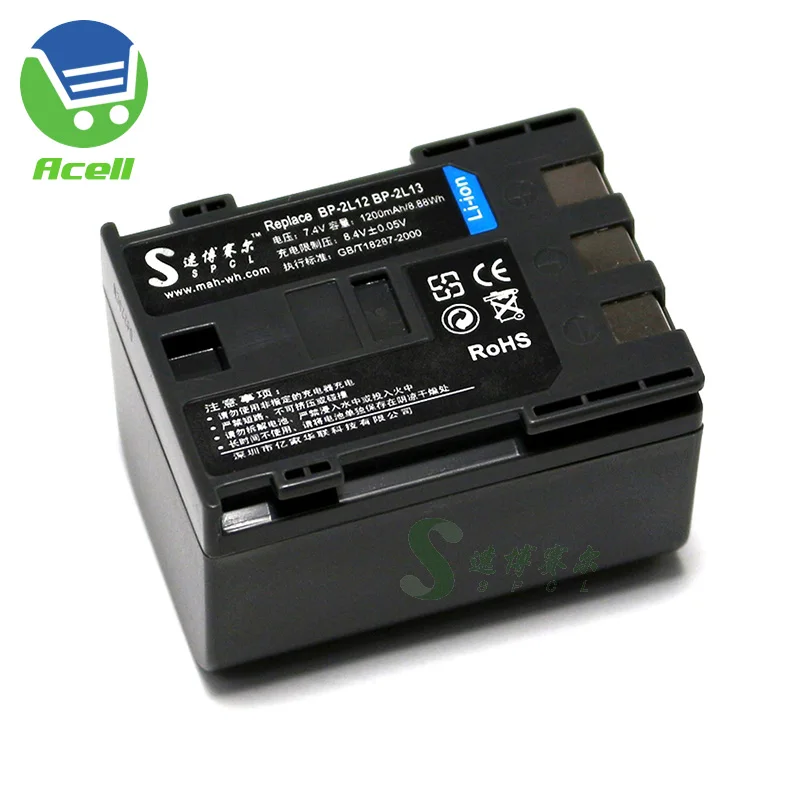 

BP-2L12 BP-2L5 BP-2L13 BP-2L14 Battery for Canon MD225 MD245 MD255 MD265 DC420 MVX350i LEGRIA HG10 HV20 HV30 HV40 Camcorder