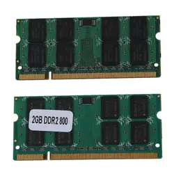 Лидер продаж 2x2 GB PC2-6400 DDR2 800 МГц 200 Pin памяти ноутбука