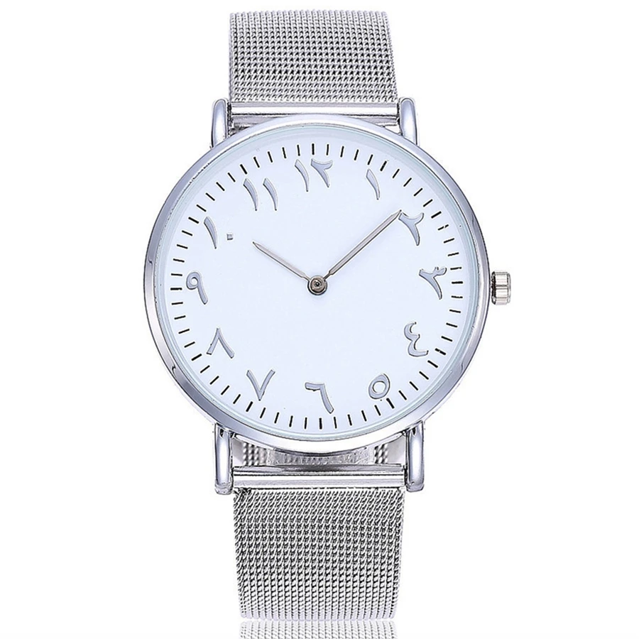 

Arabic Numbers Watch Fashion Casual Women Alloy Quartz Wristwatches