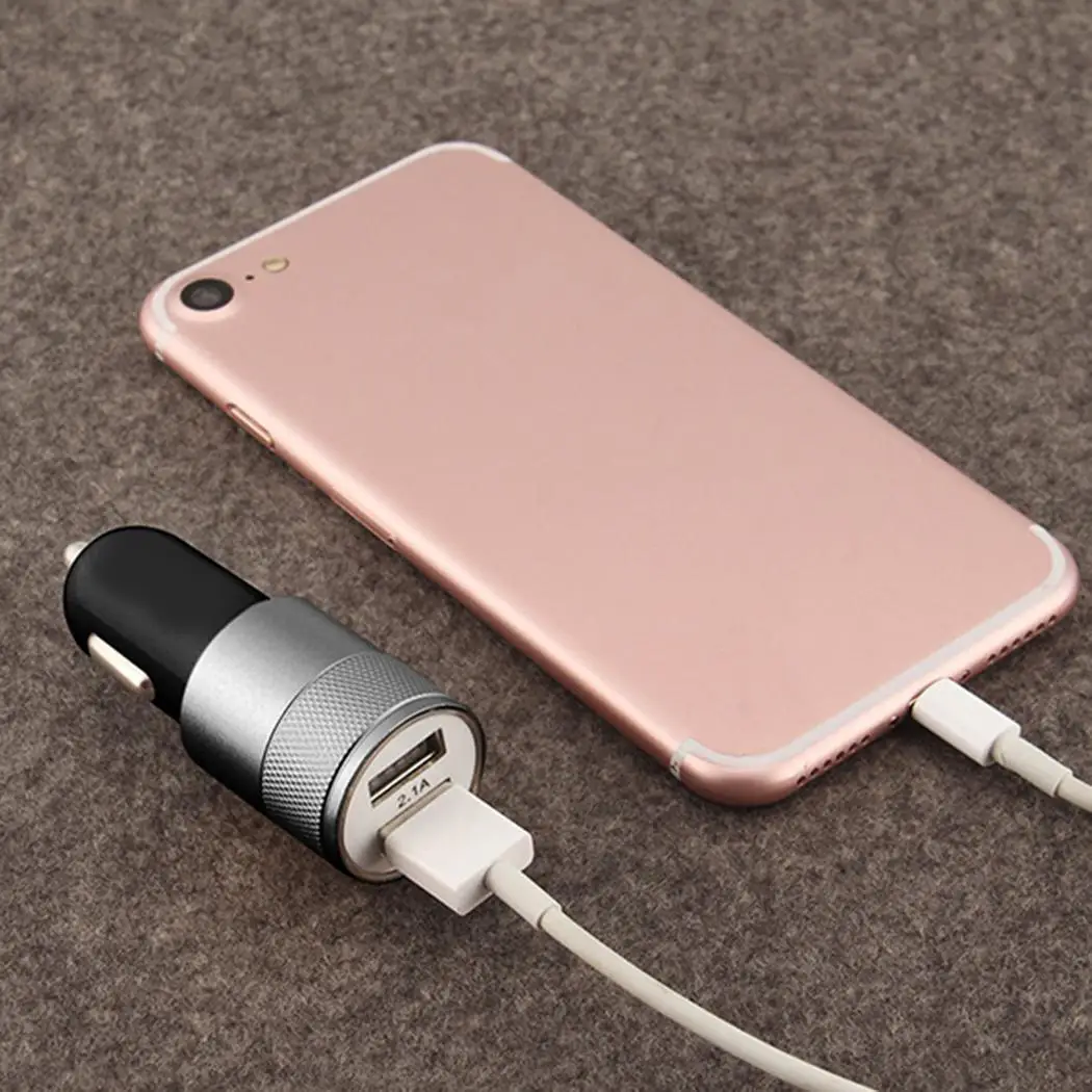 Новый 2 в 1 общий светодиодный двойной 2100 (мА) USB Сигарета 5 (в) розетка Зажигалка для