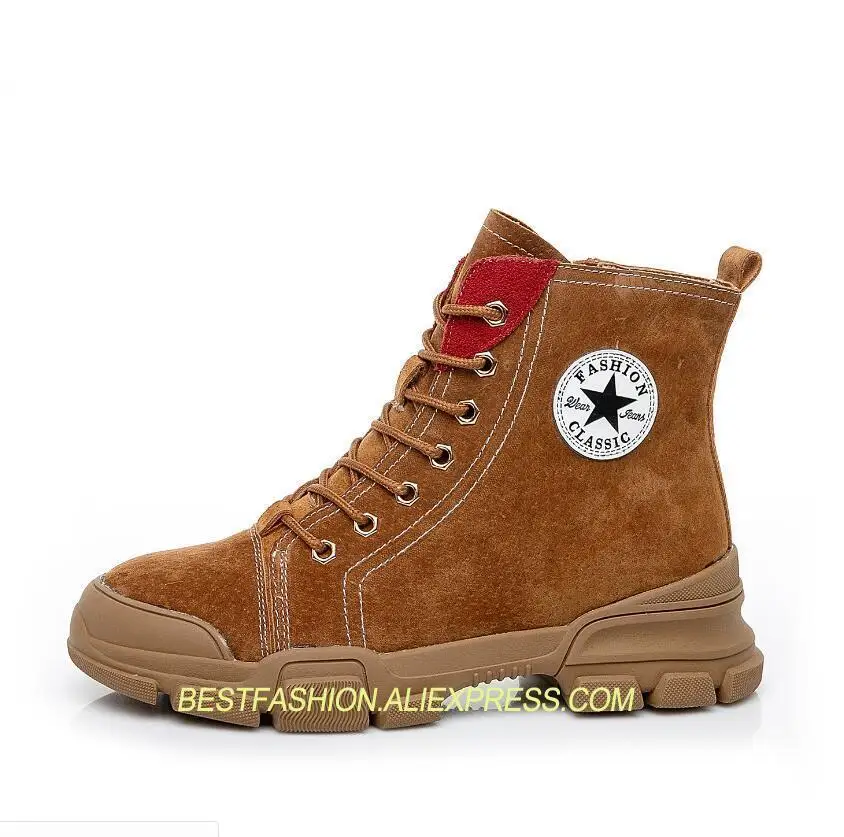 

autumn and winter new retro leather Martin boots women's boots women's boots motorcycle boots Botas mujer