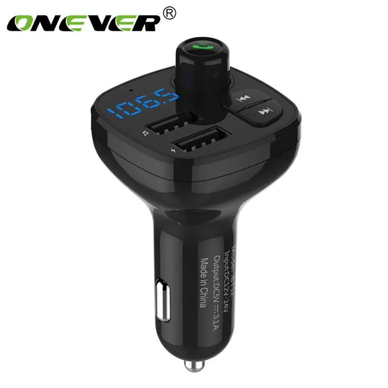 

USB FM Transmitter MP3 Player U Disk LCD Display Car Kit Charger Adapter