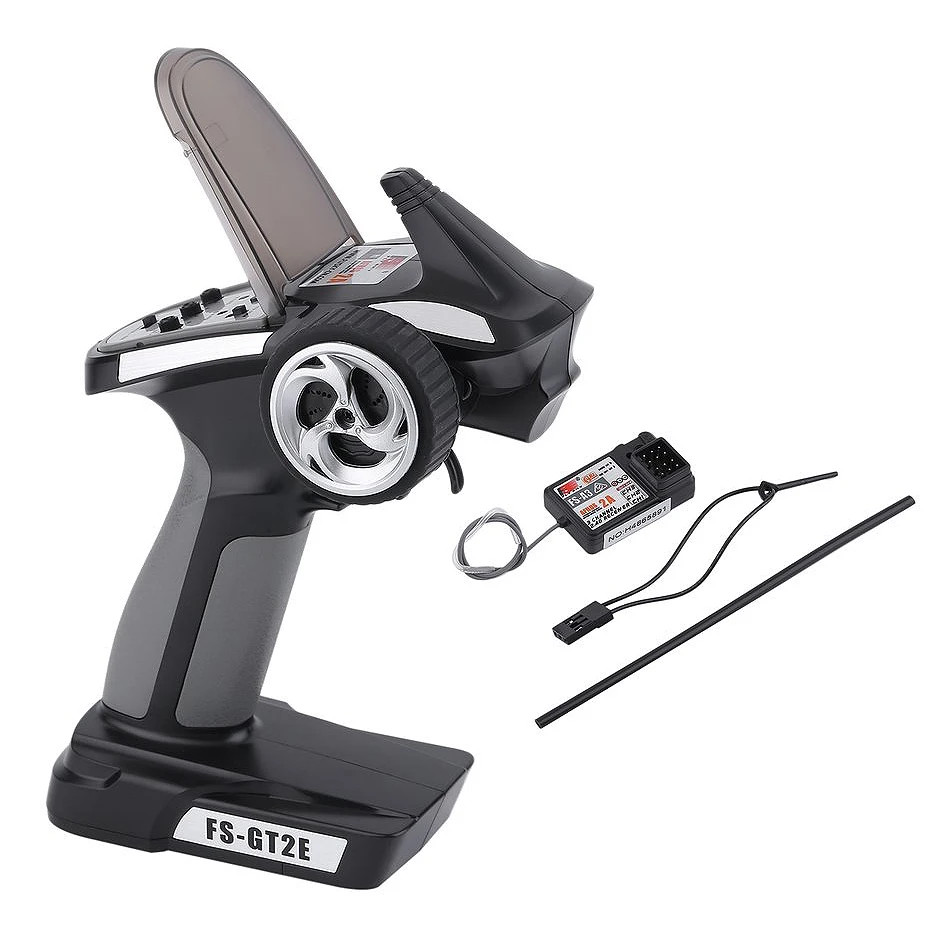 

Flysky Fs-Gt2E Radio System Transmitter With Fs-A3 Receiver For Rc Car Boat