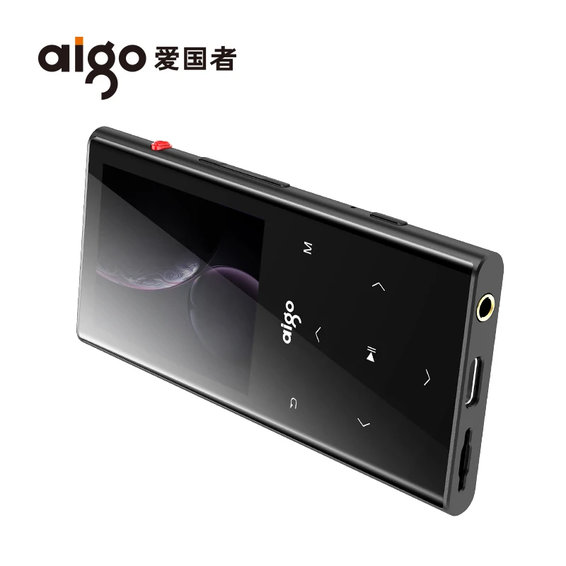

AIGO M1 Metal Mp3 Player HIFI Lossess Screen Recording FM Radio Recording Pedometer BT 4.1 Loudly Speaker Support To 128GB