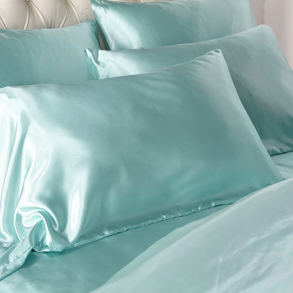 حار! 100% الحرير الخالص طقم فراش من الحرير ، المنسوجات المنزلية سرير ملكي مجموعة ، أغطية ، الملكة حجم غطاء لحاف سادات طقم سرير