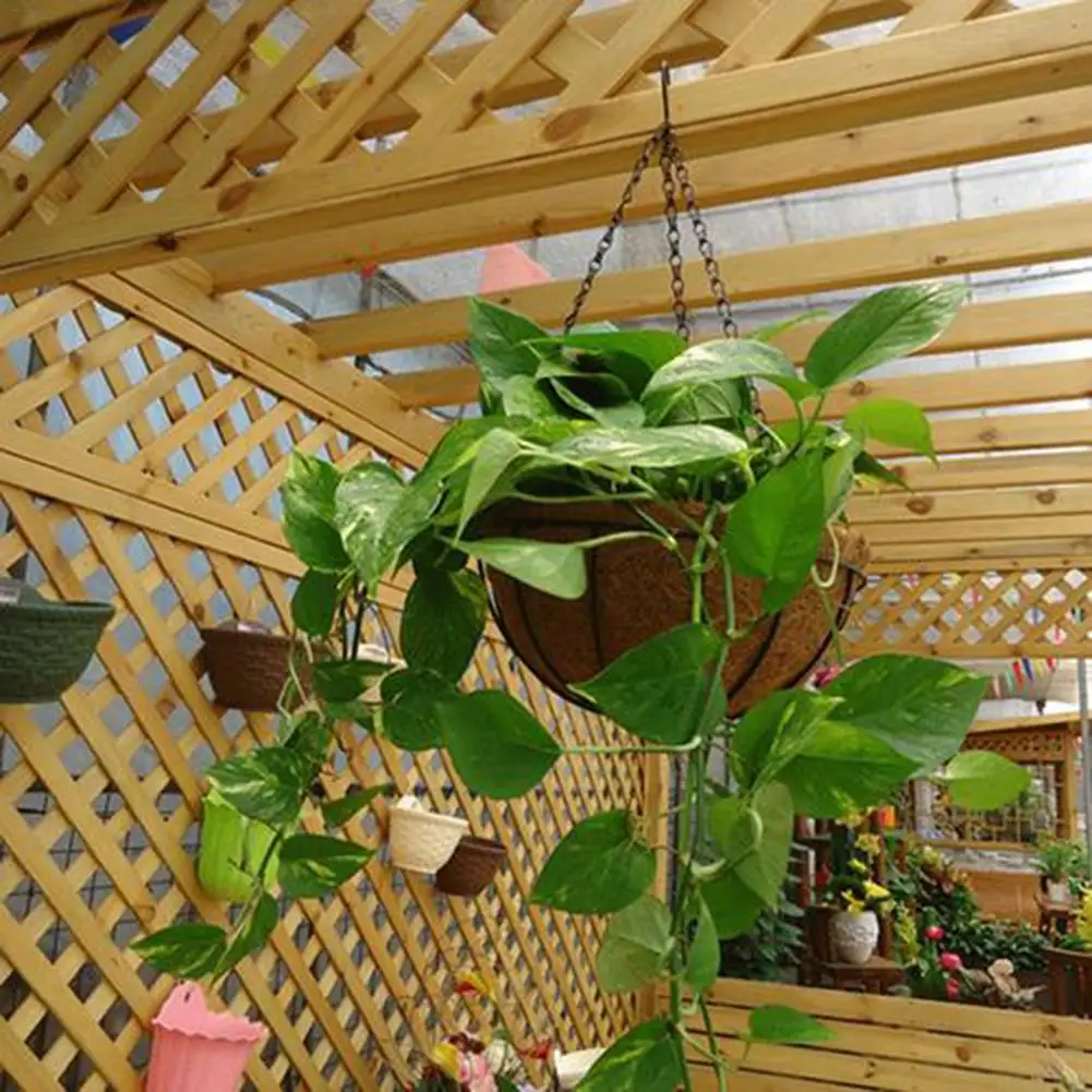 

Coco Fiber Replacement Liner For Plastic Flower Pots Orchid Flower Pots Balcony Planting Coconut Palm Wall Hanging Flower Pot