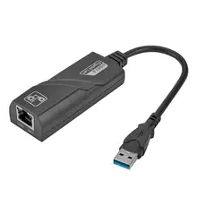 Мини USB 3,0 Gigabit Ethernet адаптер USB к RJ45 Соединительная плата локальной компьютерной сети для ПК