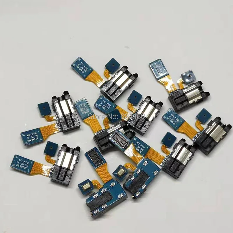 10pcs Earphone Audio Jack Headphone Socket Headset Port Flex Cable Microphone For Samsung Galaxy J6 2018 J600F A6 2018 A600F
