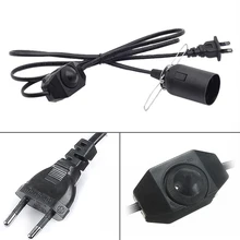 IKVVT 1,8 м висит световой шнур кабель с E27 гнездо и штепсельная вилка стандарта ЕС держатель лампы