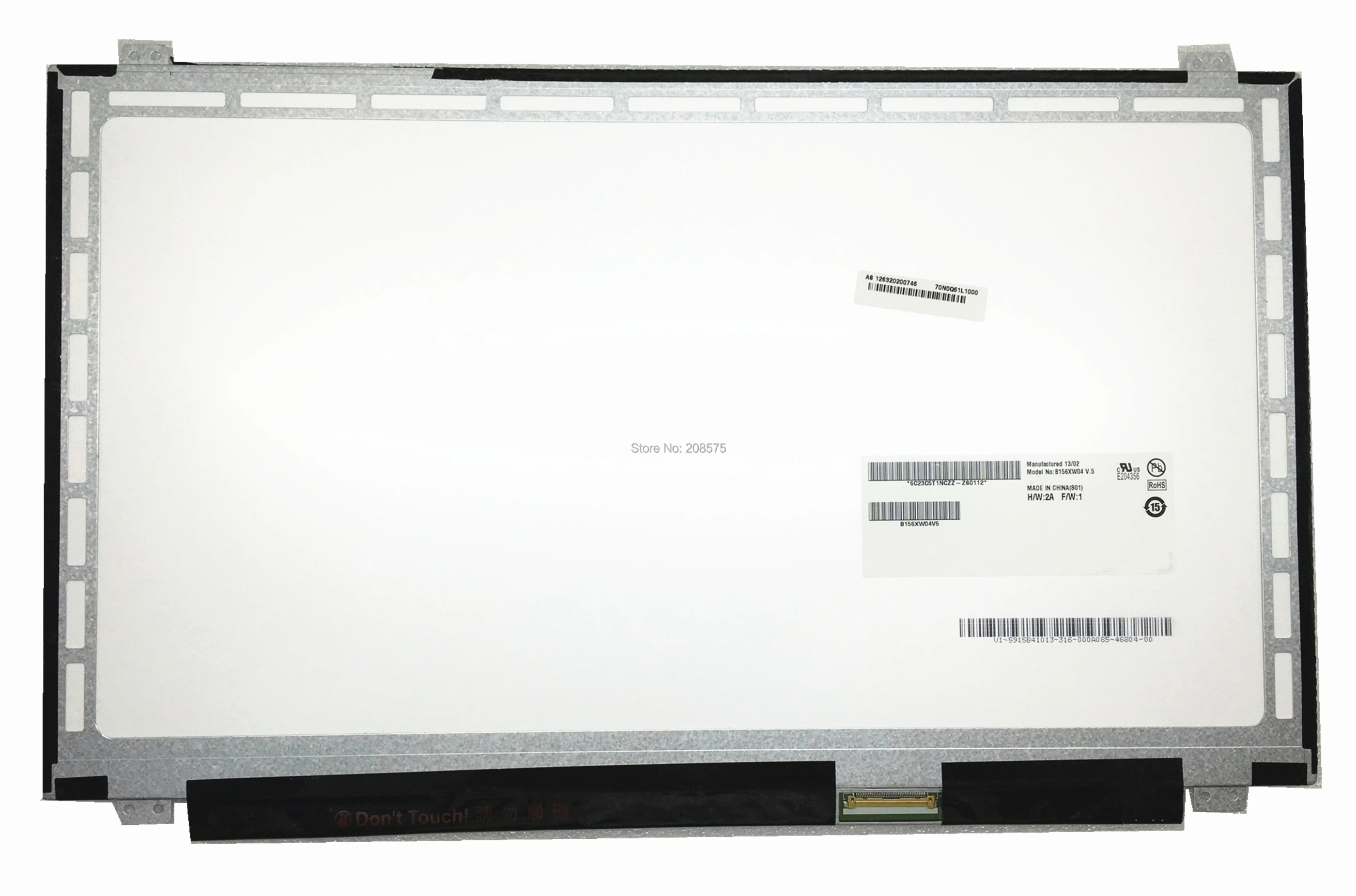 Free shipping B156XW04 V.5 fit B156XW04 V.6 LP156WHB TLA1 LP156WH3 TLS1 ...