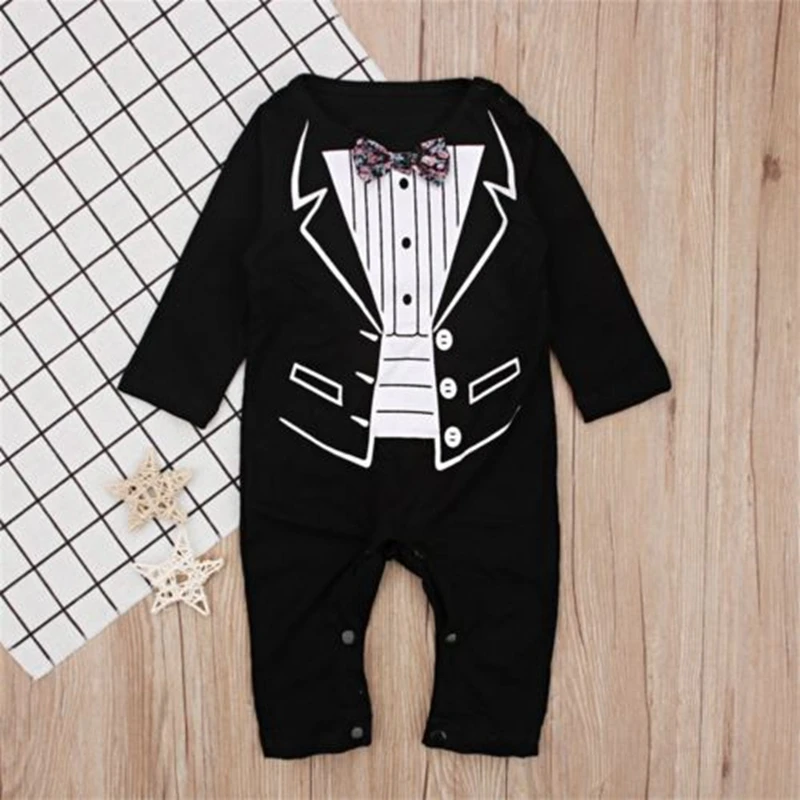 tuxedo romper womens