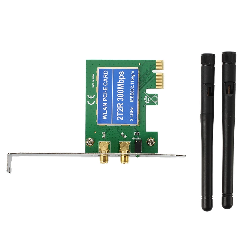 AAAJ PCI Express e 300 Мбит/с IEEE 802.11b/g/n беспроводная WiFi сетевая карта адаптер|Сетевые карты|