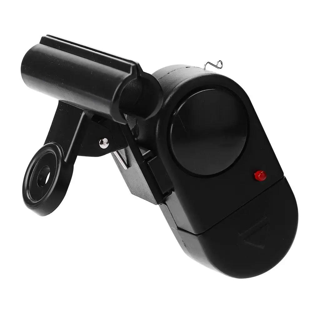 Electronic Fish Bite Alarm Fishing Bell Sound Alarm Bell with Clip LED Light Sound light Alarm