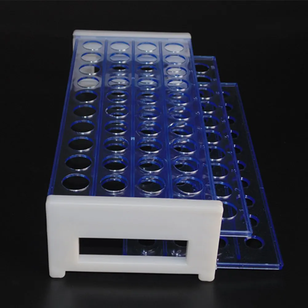 

Plastic Test Tube Rack diameter 18mm Tubes, Hole 40, Detachable