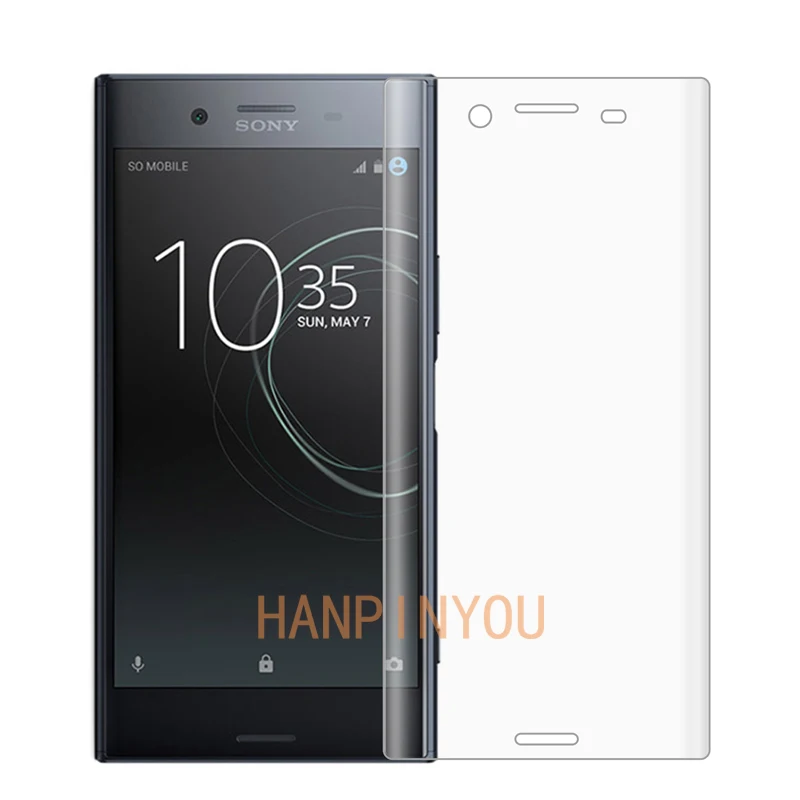 Protector de pantalla de vidrio templado curvado ajuste protección para SONY XPERIA XZ Premium