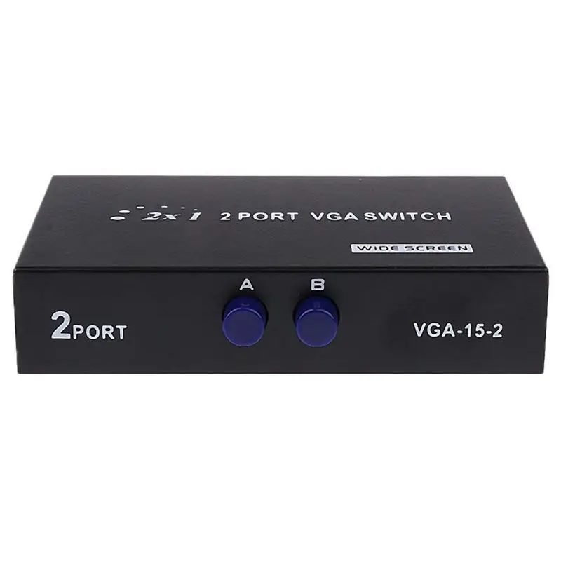 2 порта VGA монитор переключатель vga сплиттер|KVM-переключатели| |