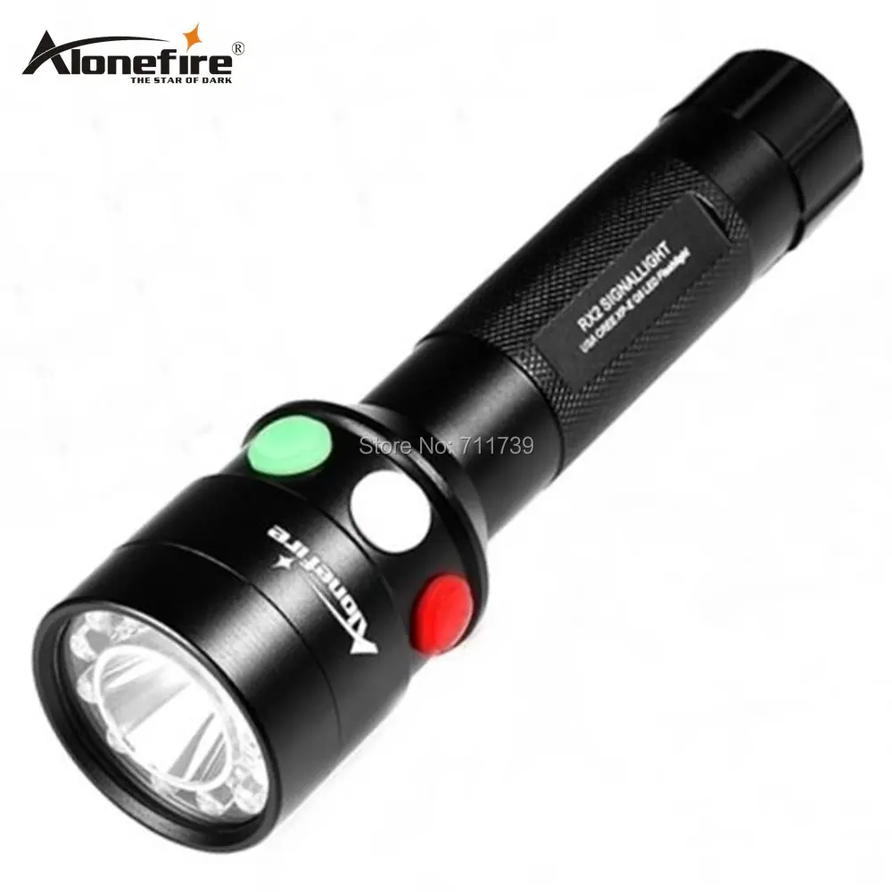 Светодиодный фонарь AloneFire RX2 для железной дороги белый красный зеленый|Фонарики и