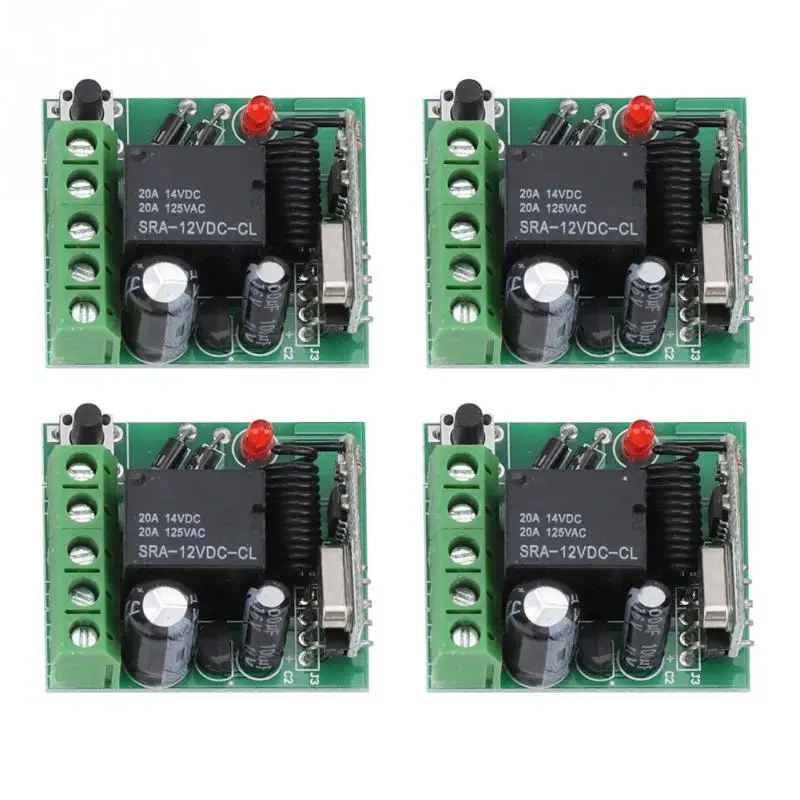 

DC12V Durable Wireless Remote Control Relay Switch for Lamp Door Lifting Equipment light switch interruptor