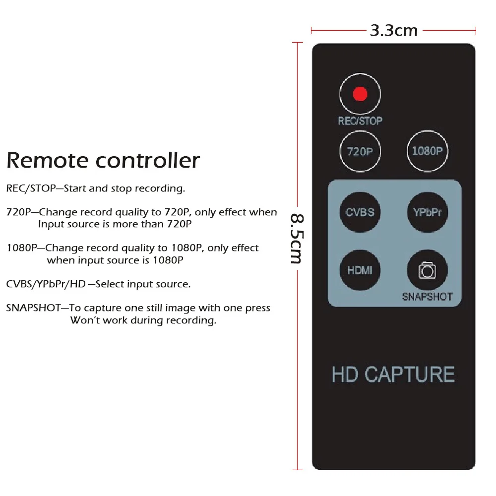 HD видео игра захват 1080P HD/YPbPr компонентный композитный рекордер в USB диск sd-карта для PS3 PS4 dvd-плеер телеприставка
