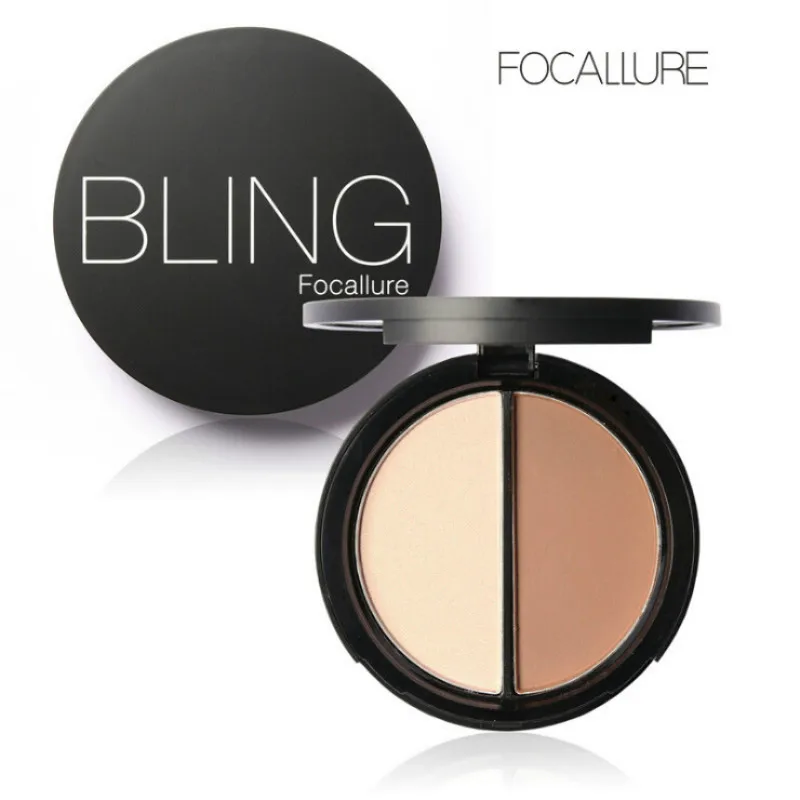 

FOCALLURE Stereoscopic Two-Color Repair Capacity Powder High-Gloss Shadow Powder V Face Nose Shadow Silhouette Powder