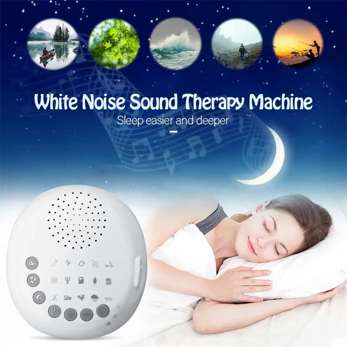 Music Sleeper Timed Smart Home Sleep Brain Relaxation White Noise Sound