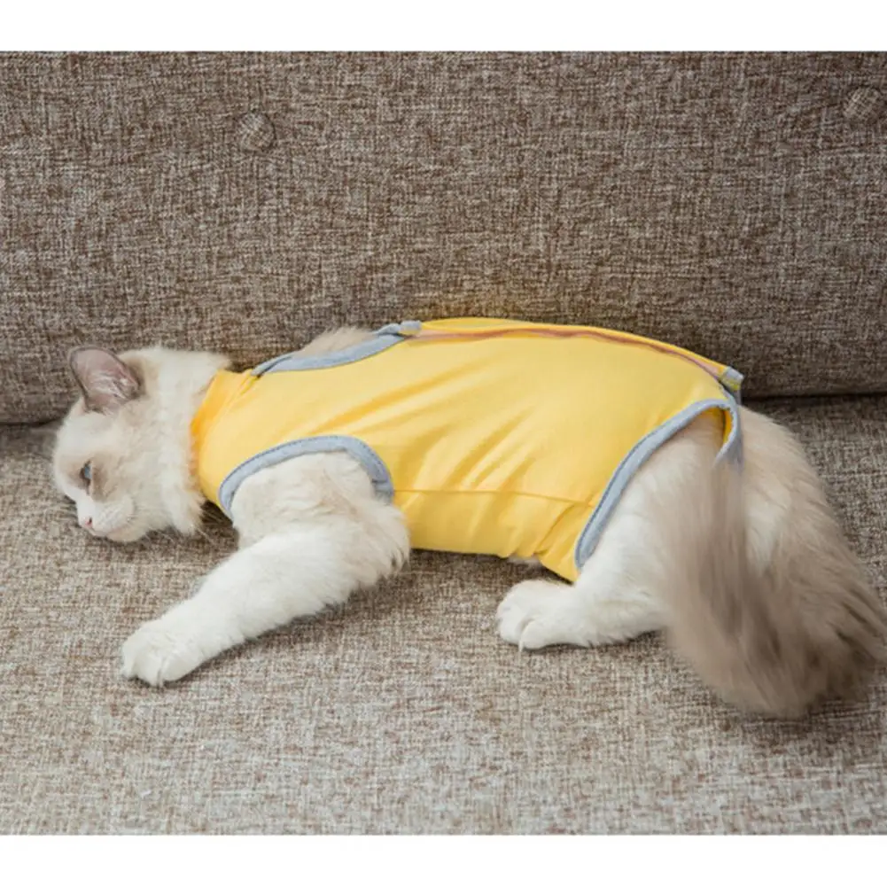 Cat Post-operative Clothing Resistant To Biting Sterilization Surgical Gown Weaning Thin Four-legged Prevent Lick After Surgery