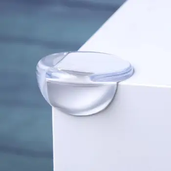 

8pcs/lot Soft Baby Children Infant Protecting Table Edge Guards Spherical Transparent Silicone Furniture Corner Anti-Collision