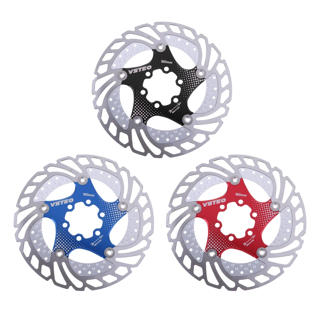 

160mm Bike Brake Disc Rotor Bicycle Brakes Components Mountain Road Cycling Parts Fixed Gear
