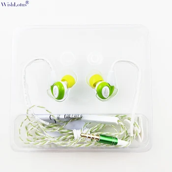 

WishLotus Earhook Sports Earphone Sweatproof In ear Earbud with In-line Mic and volume 3.5mm Plug Running Jogging For Phone