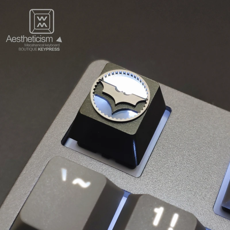 Liga de Alumínio Chave para dc Processo de Oxidação Tampa Batman Searchlight Teclado Mecânico Retroiluminado Keycap r4 Altura Cnc Anódica 1pc Mod. 1269230 - Imagem 2