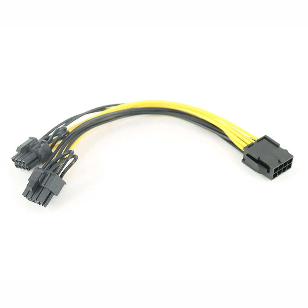 Удлинительный кабель JONSNOW Power 20 см 8 контактный штекер двойной 8Pin(6 + 2) PCI E для
