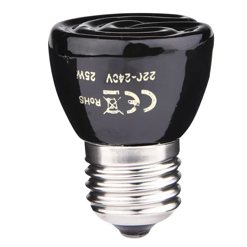 

20W/50W /75W /100W E27 Far-Infrared Ceramic Pet Heating Lamp for ortoise Lizard Spider Reptile Box Warmer Light Bulbs