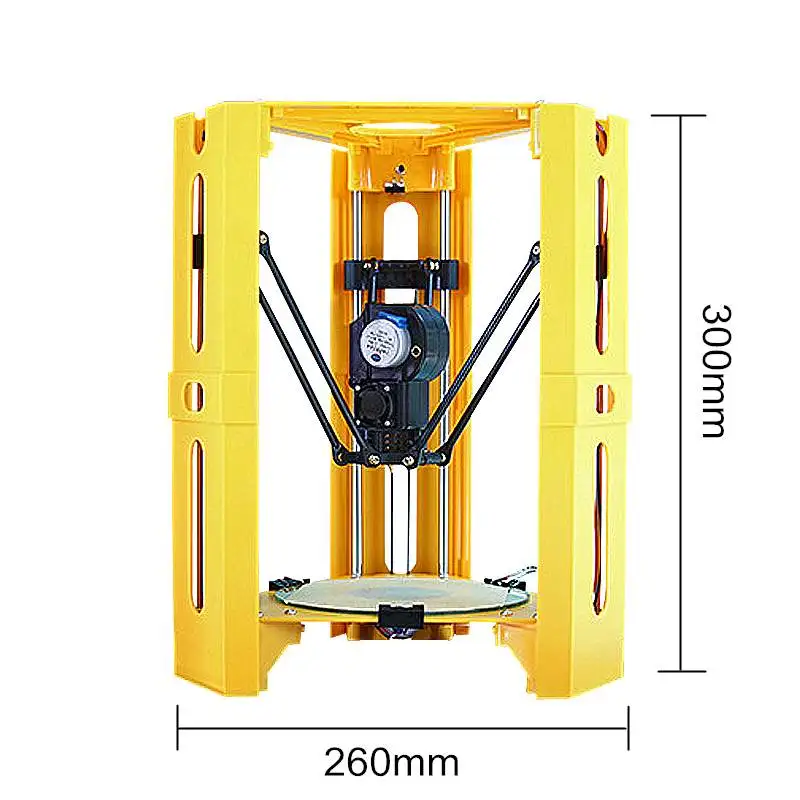 

2017 Newest Mini DIY Assembled Desktop 3D Printer 100*100mm Printing Size Support Off-line 1.75mm 0.4mm Nozzle