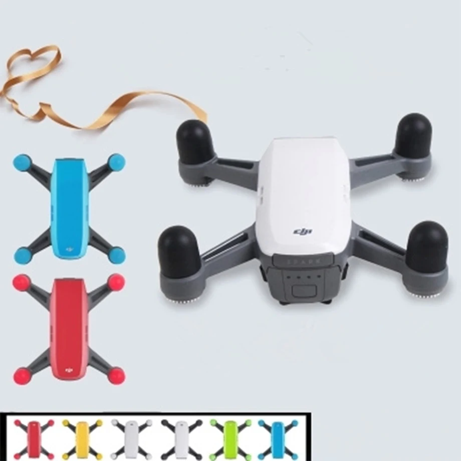 Для DJI Spark аксессуары 4 шт. крышки для мотора защитный силиконовый чехол для DJI Spark Quadcopter