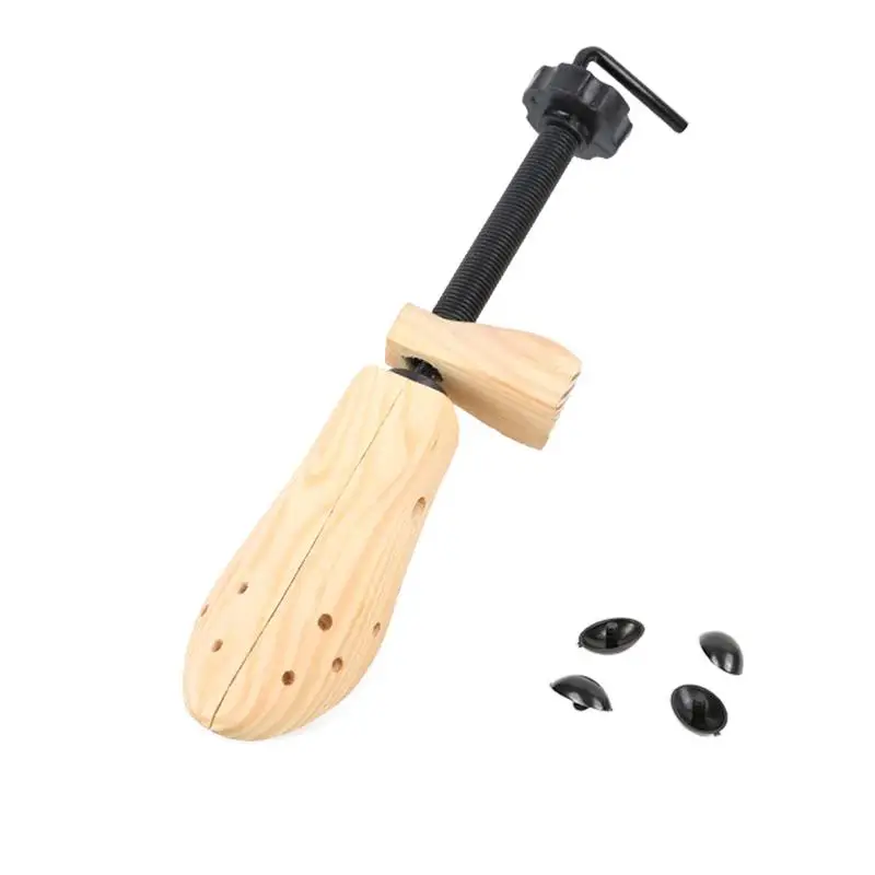 Adjustable Wooden Shoe Shaper Unisex Women Men 2-Way Shoe Stretcher Expander S-L