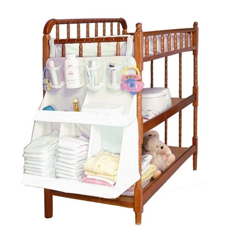 Crib Solid Bed Lanyard Oversized Storage Bag Baby Hanging Storage Bag