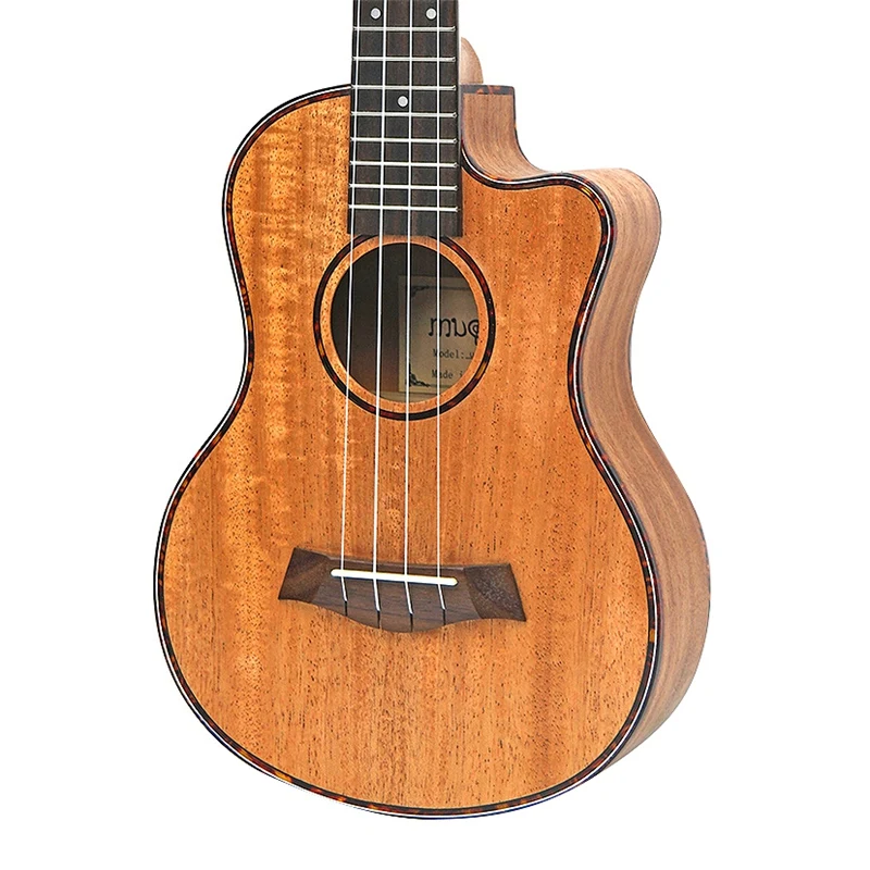 Tenor Acoustic 26 дюймов Гавайские гитары 4 струны для путешествий дерево красное