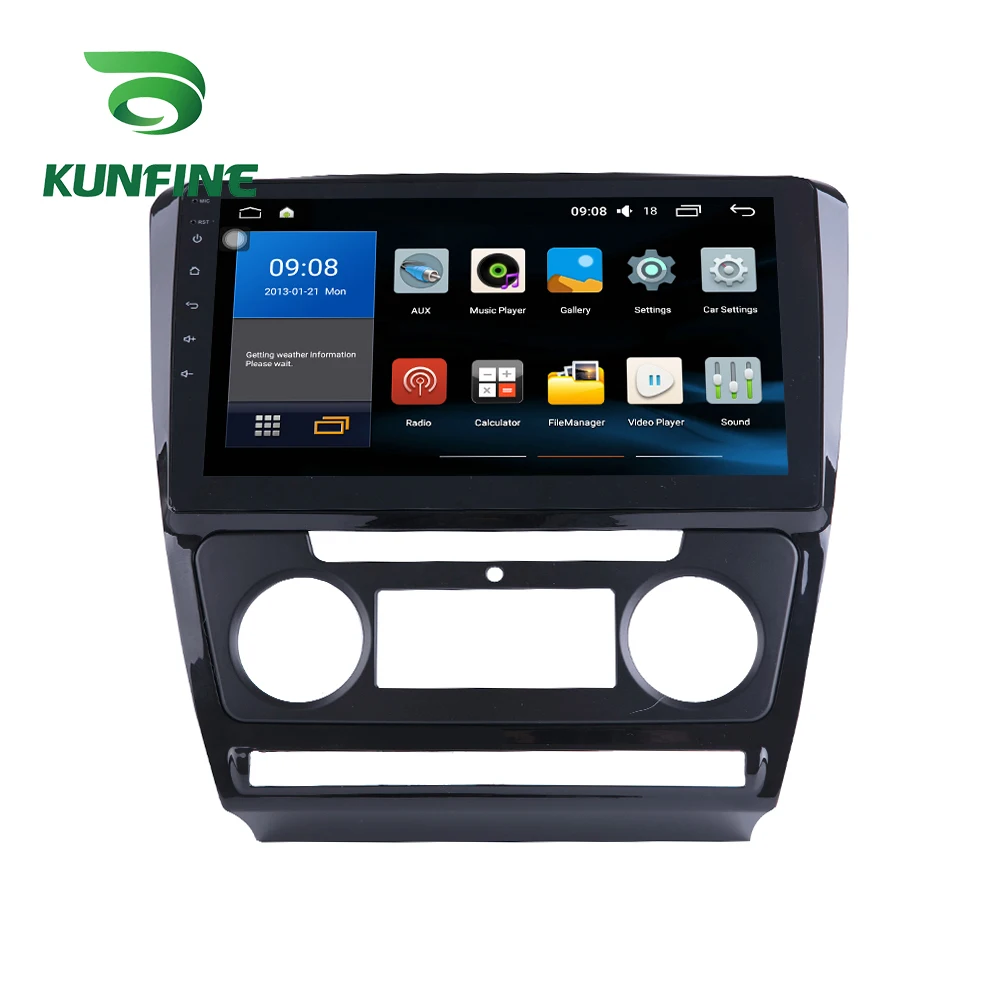 Восьмиядерный 1024*600 Android 8 1 автомобильный DVD GPS навигационный плеер Deckless стерео для