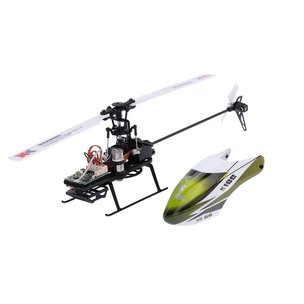 Wltoys XK K100 Falcom 6CH Flybarless 3D 6G System remote control toy Brushless Motor RC Helicopter RTF VS Wltoys V977