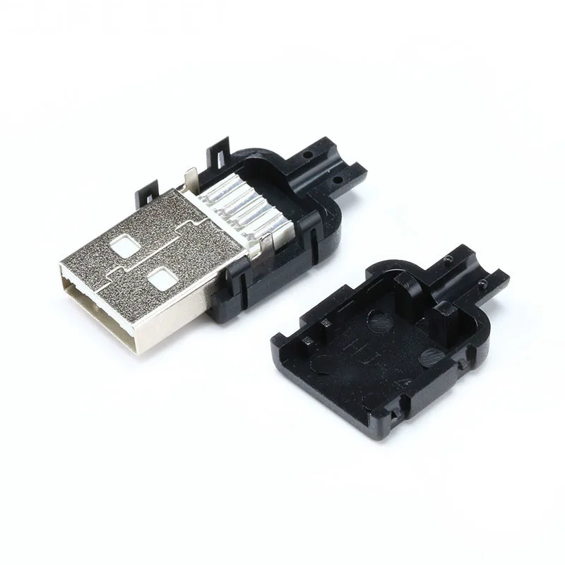 Горячее предложение 10 шт. Тип Мощность Разъём A USB плоский супер мягкий кабель 4