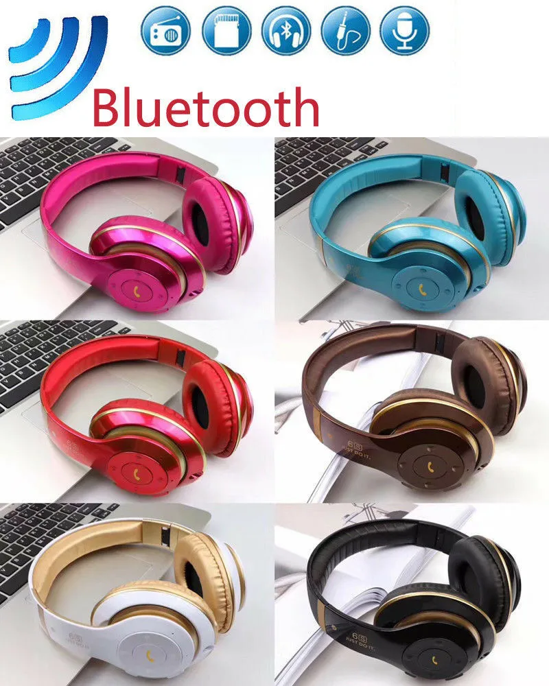 

Wireless Headphones Bluetooth Headset Noise Cancelling Over Ear With Microphone