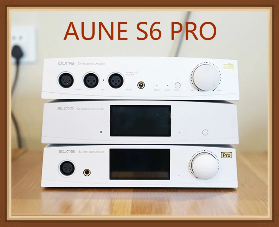Aune S6 Pro 32 бит/768 K AK4497 DSD512 DSD CD сбалансированный выход HIFI аудиофиловый ЦАП/усилитель для наушников DOP Предварительный усилитель