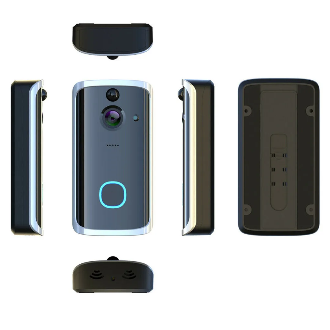 

Smart WiFi Wireless Ring Doorbell Infrared Video Night Vision Camera Phone Bell Intercom Home Ssfety Alarm Doorbell