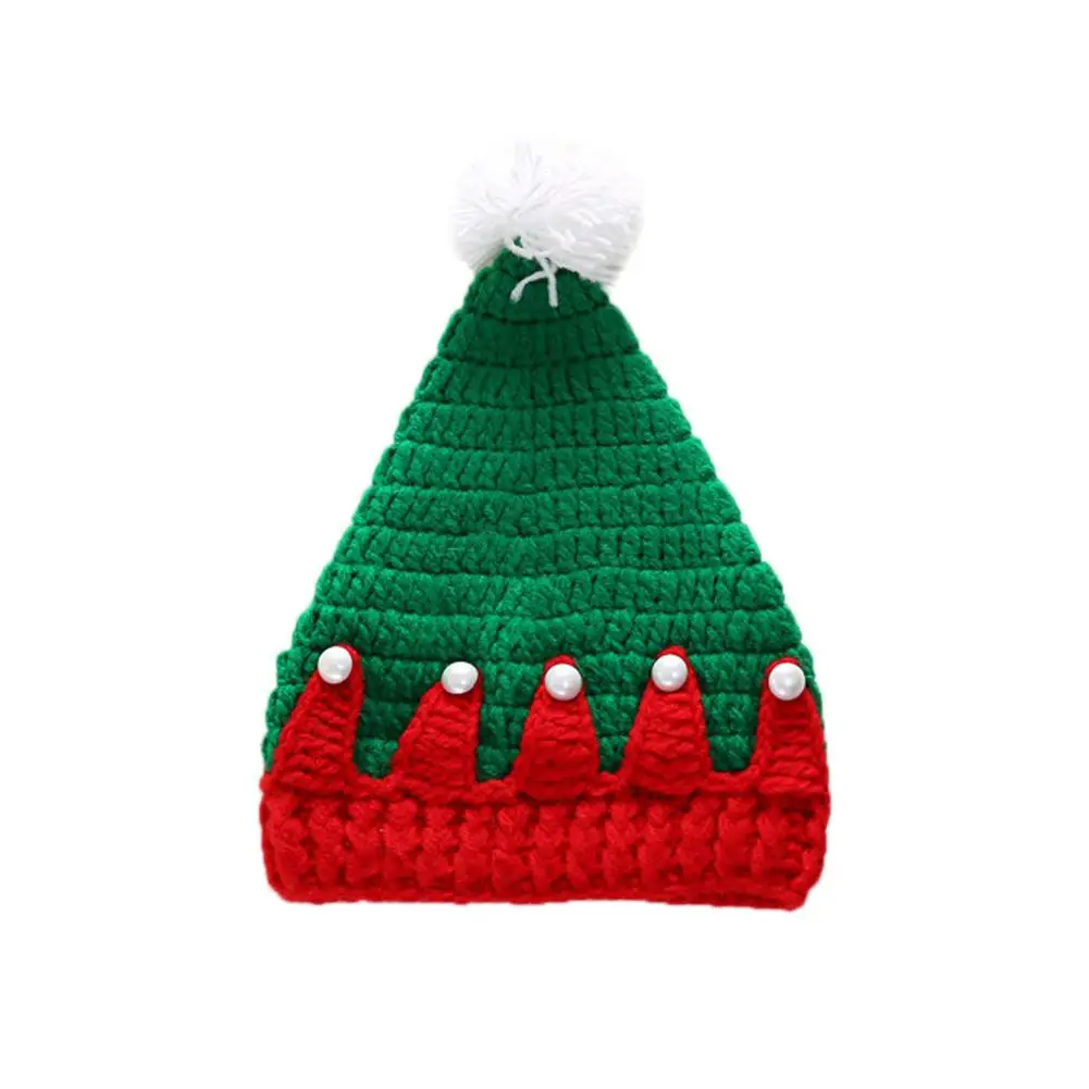 MISSKY Рождество Детские шапки украшения вязаные шерстяные санта шапки Рождественская вечеринка реквизит для детей