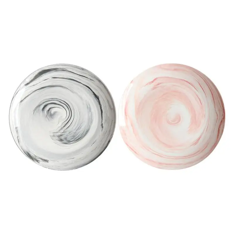 

Ceramic Marble Pattern Plate Innovative Dinnerware Set Lightweight Steak Western Dish Plate Nordic Household Camping Tableware