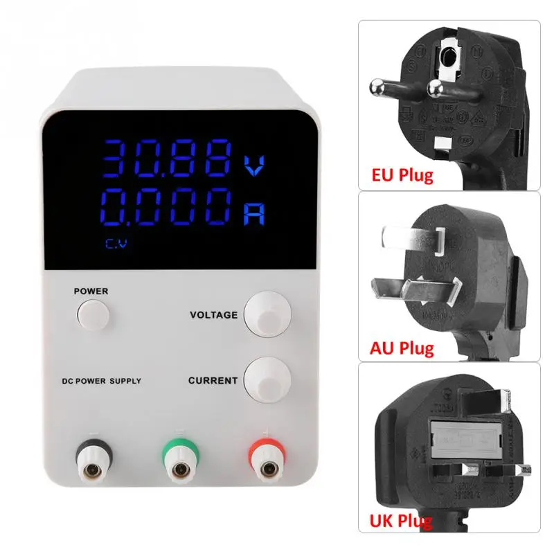 

30V 5A GPS305D DC Power Supply Digital Adjustable DC Regulated Switch Power Supply AC 220-240V AU UK EU Plug