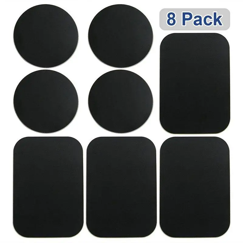 

Group Vertical 8 Pcs Magnetic Metal Plates Sticker for Smart Phones Matte Black for Smart phones and GPS devices r20